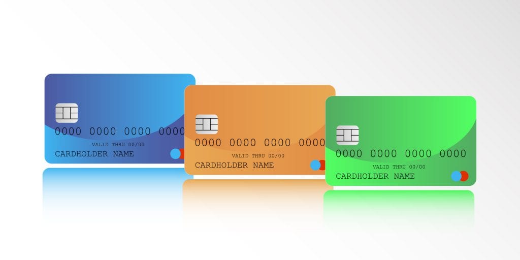 Colored credit cards, debit card overdraft