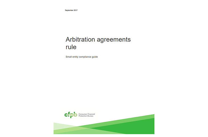 CFPB Arbitration Report Cover