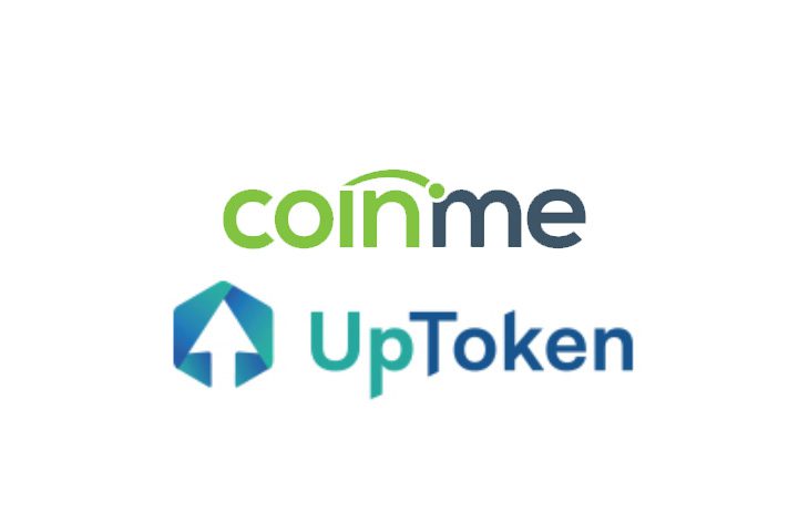 Coinme and UpToken logo