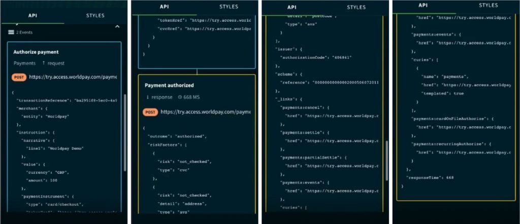 Step-by-step manner of payment via SDK and APIs