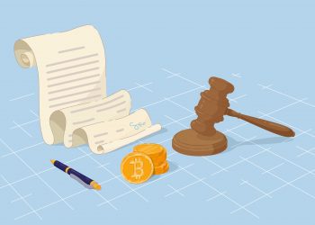 Bitcoin money legislation via judge law contract