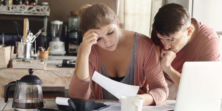 household debt Inflation: Risk Credit Debt, economic stress