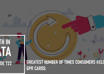 Greatest Number of Times Consumers Reload GPR Cards: