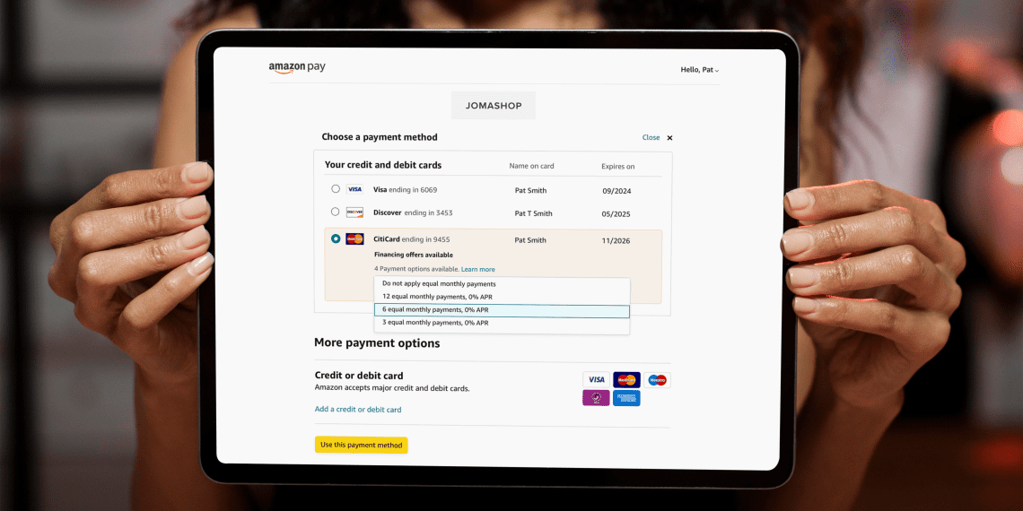 Amazon Partners with Citi to Enable Citi Flex Pay on Amazon Pay